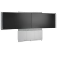 Middle Atlantic Products FM-DS-6675FW-JD8W TV-Halterung 190,5 cm (75") Grau, Silber, Weiß