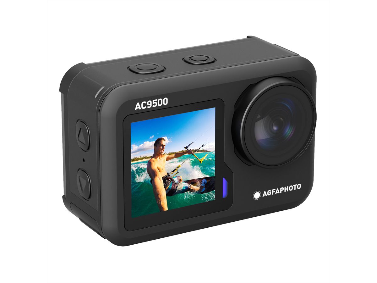 Agfa Actioncam Realimove AC9500, schwarz, wasserdicht bis 18m, 4K