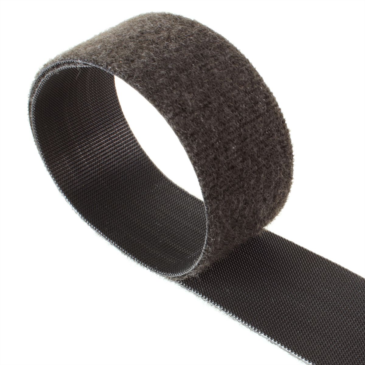 VELCRO® One Wrap® Bande 20 mm, ignifugé, noir, 25 m