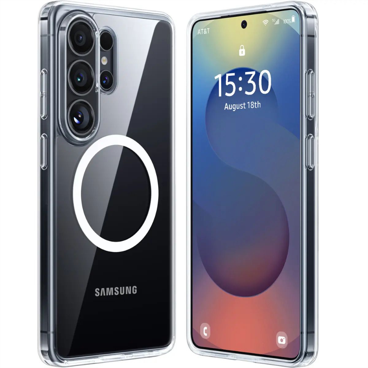 Torras Guardian Case Galaxy S26, Ultra, MagSafe, transparent