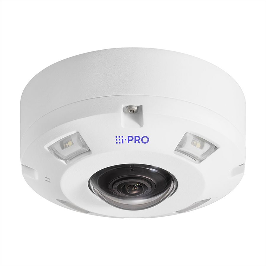 i-PRO WV-X45501-F1LM 5MP Outdoor VANDAL IR Fisheye Kamera, M12-Steckverbinder