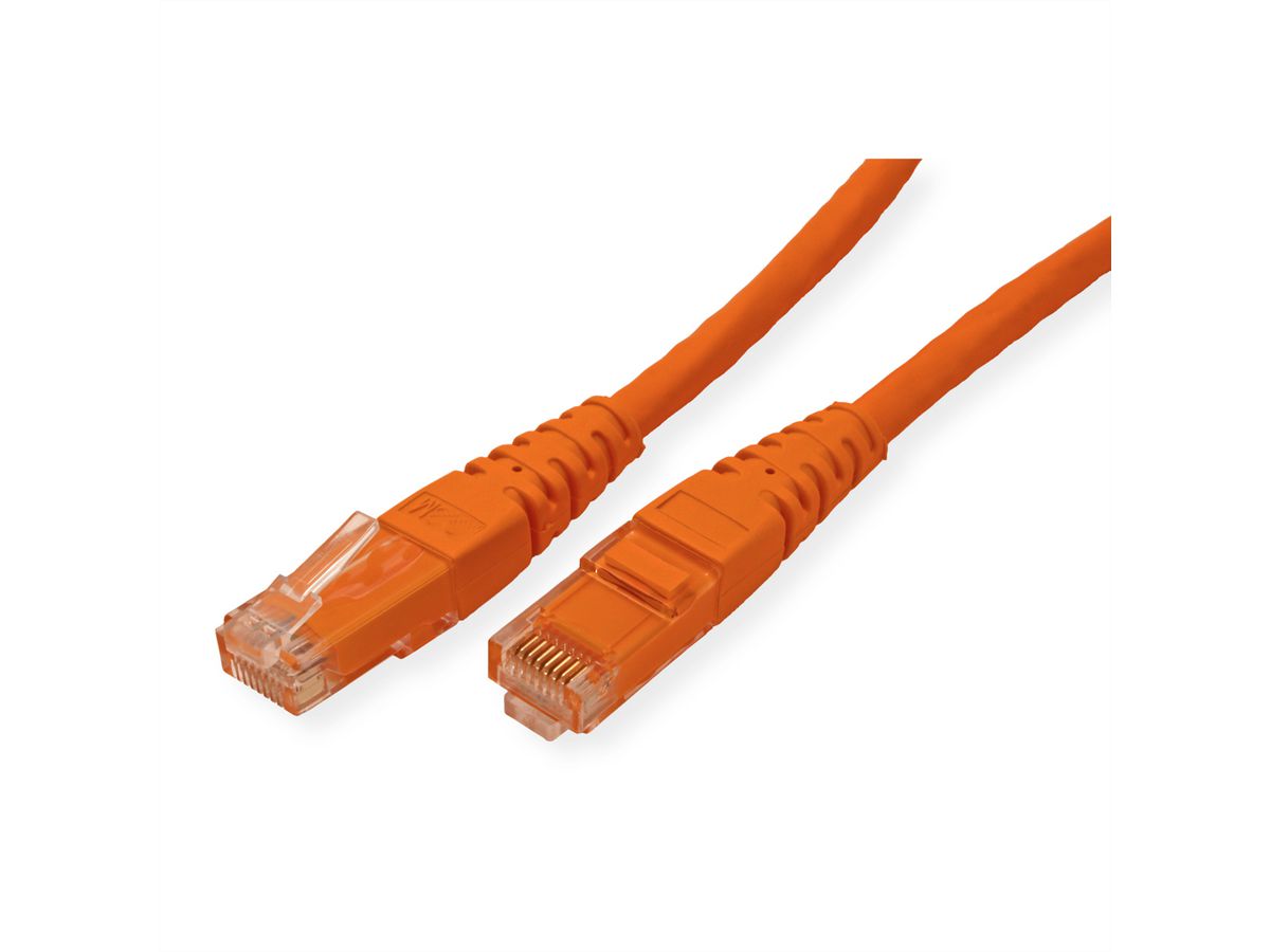 Cordon ROLINE Cat.6 (Classe E) UTP, orange, 2 m