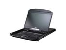 ATEN CL3708NX US Console KVM LCD grand écran USB HDMI 8 ports à rail simple, US-Layout