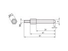 SCHROFF EuropacPRO Cheville de codage SNCF, Diamètre 6.5mm