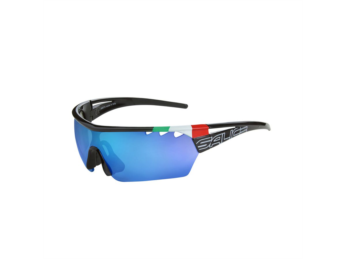 Salice Occhiali Sportbrille 006ITA, Black ITA / RW Blue