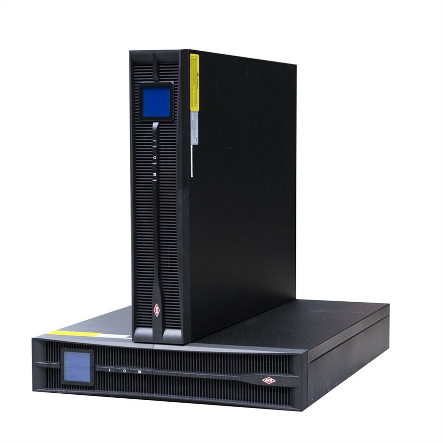 AEC IST3J 1kVA - Online Rack USV – 3 x 9Ah interne, 3x 9Ah externe Batterien - 17 Min. Autonomie bei 100% Last