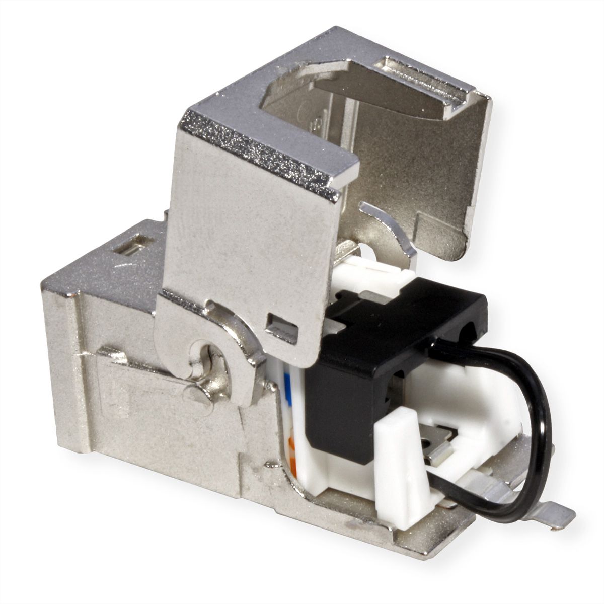 METZ CONNECT C6A Modul Cat.6A (Class EA), 180°, Kabelmontage ohne Werkzeug