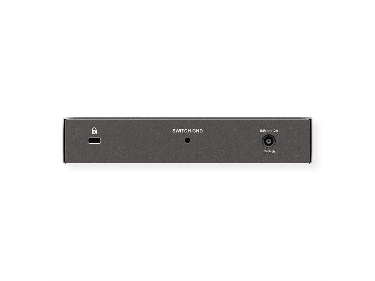 D-Link DGS-1008P 8-Port PoE Gigabit Desktop Switch - Switch - 8 ports