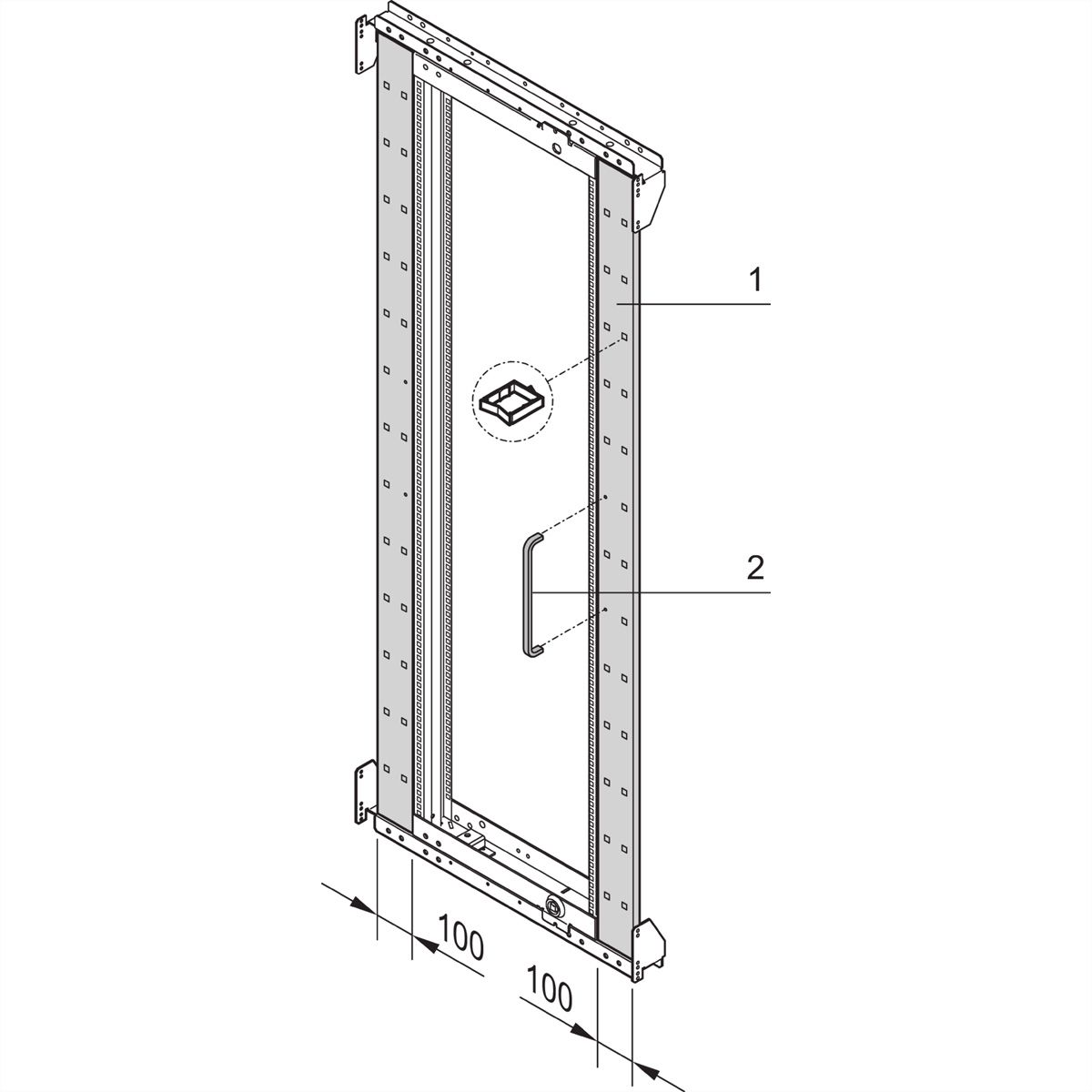SCHROFF SCHWENKRAHM.BLENDE 24HE ASSY