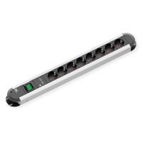 BACHMANN PRIMO Multiprise 8x contact de protection, 2x port de charge USB, interrupteur, 1,75 m