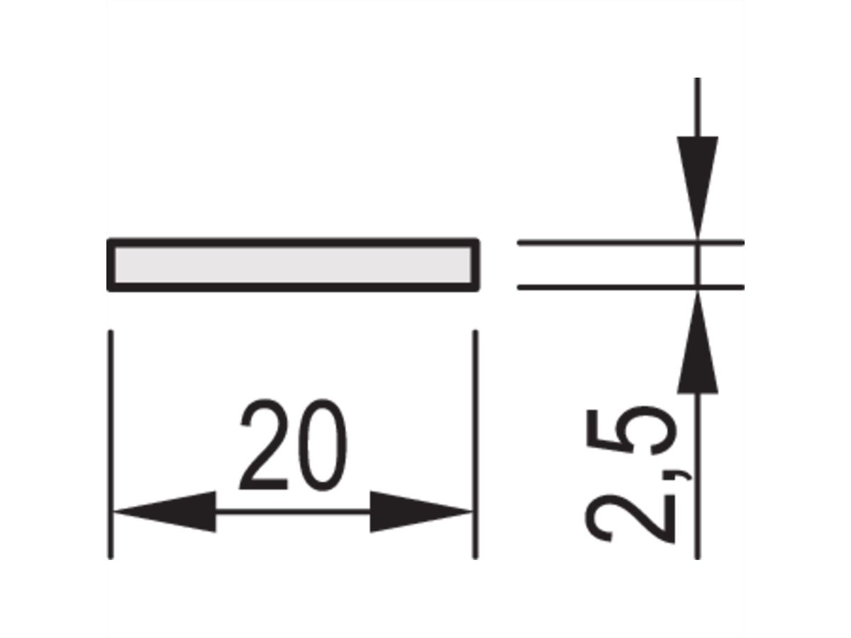 SCHROFF Face avant, plate, non blindée, découpe Sub-D, 3 U, 4 HP, 1 x 9 broches, 2,5 mm, alu, anodisé avant, conducteur arrière