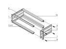 SCHROFF Bausatz, ungeschirmt, "flexible", für Steckverbindermontage - BGTR PRO F 3HE 84TE 355T MZ