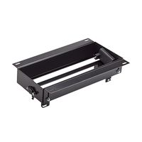 BACHMANN TOP FRAME UT 4fach ohne Klappe Gehäuse sw