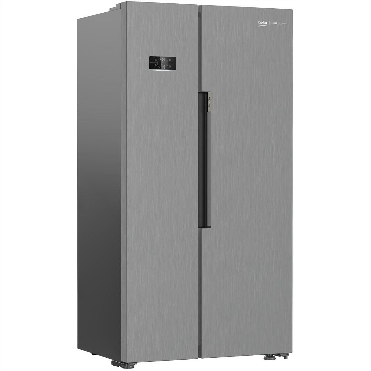 Beko Side by Side GN163140PTCHN, 558l, No Frost, silber, ohne Wasser/IceMaker