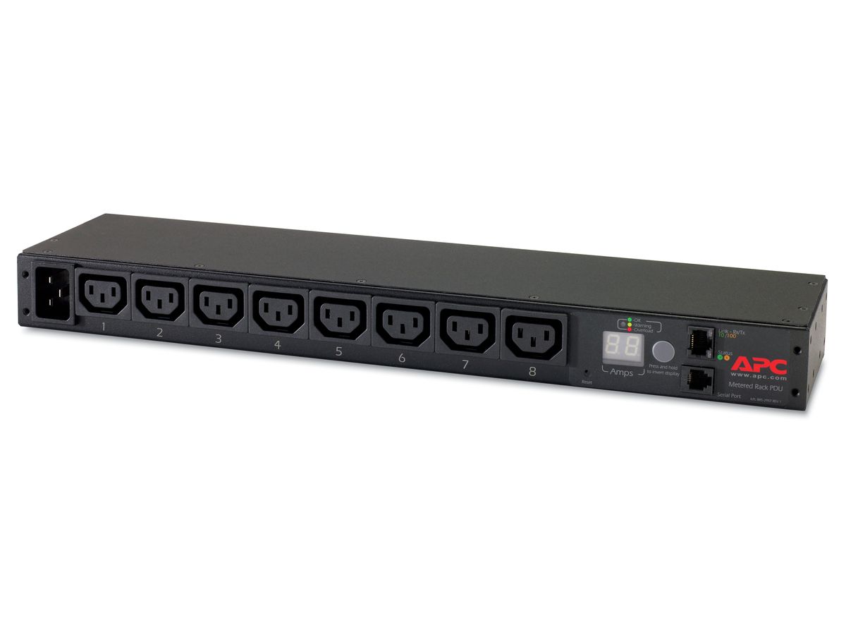 APC AP7821B Stromverteilereinheit (PDU) 0U/1U Schwarz 8 AC-Ausgänge