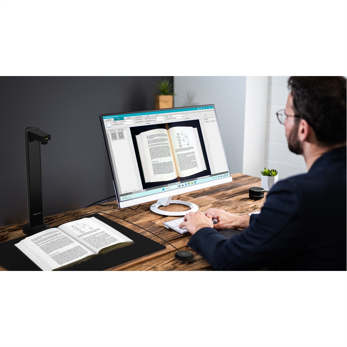 IRIScan Desk 7 Business A3 Scanner de documents, caméra scanner portable