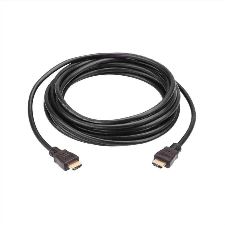ATEN 2L-7D15H Câble HDMI haute vitesse avec Ethernet, noir, 15 m