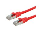 VALUE Patchkabel Kat.6 (Class E) S/FTP (PiMF), LSOH, rot, 10 m