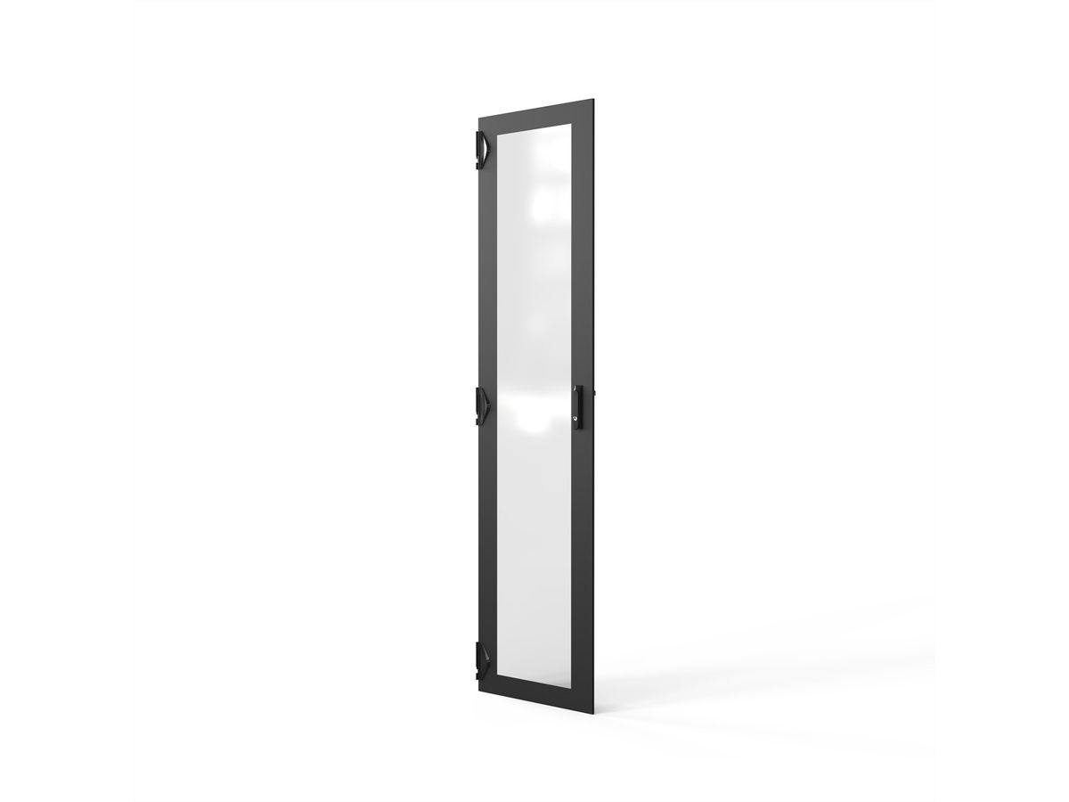 SCHROFF Porte verre 2200H 600L IP20 fermeture 1 point