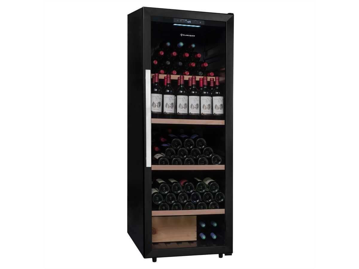 Climadiff Weinkühlschrank CPW204B1, Freistehend, 1 Zone, 204 Flaschen