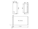 SCHROFF PSU 19" pour CompactPCI, DC/DC, 3 U, 8 HP