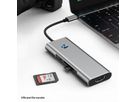VALUE Station d'accueil USB type C, HDMI 4K60, 3x USB A + type C PD, 1x SD/MicroSD (TF)
