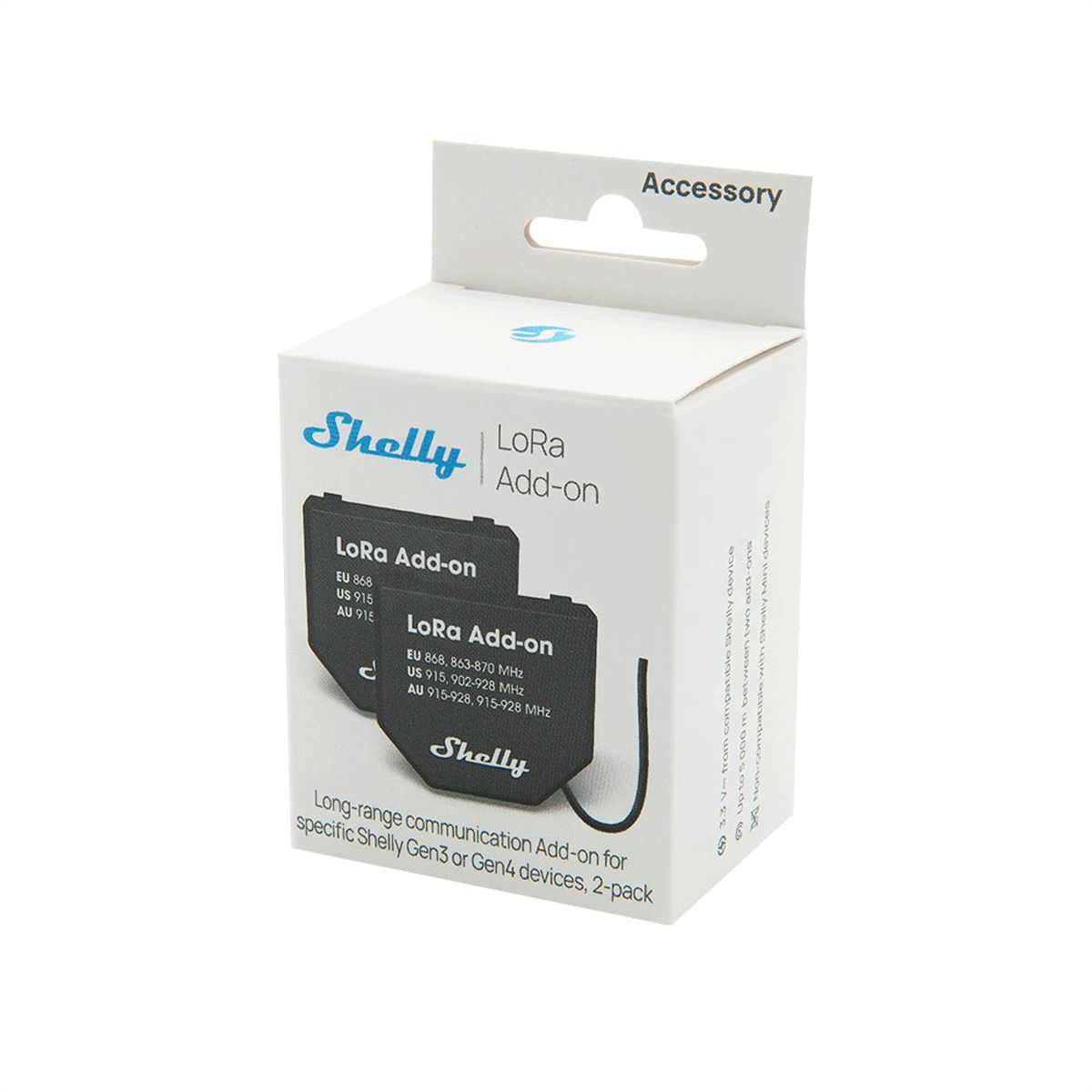 Shelly Acteur de switch LoRa Add-on