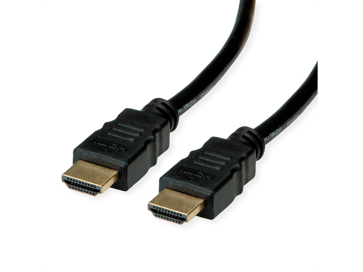 ROLINE RM Câble HDMI Ultra HD 8K avec Ethernet, M/M, noir, 2 m