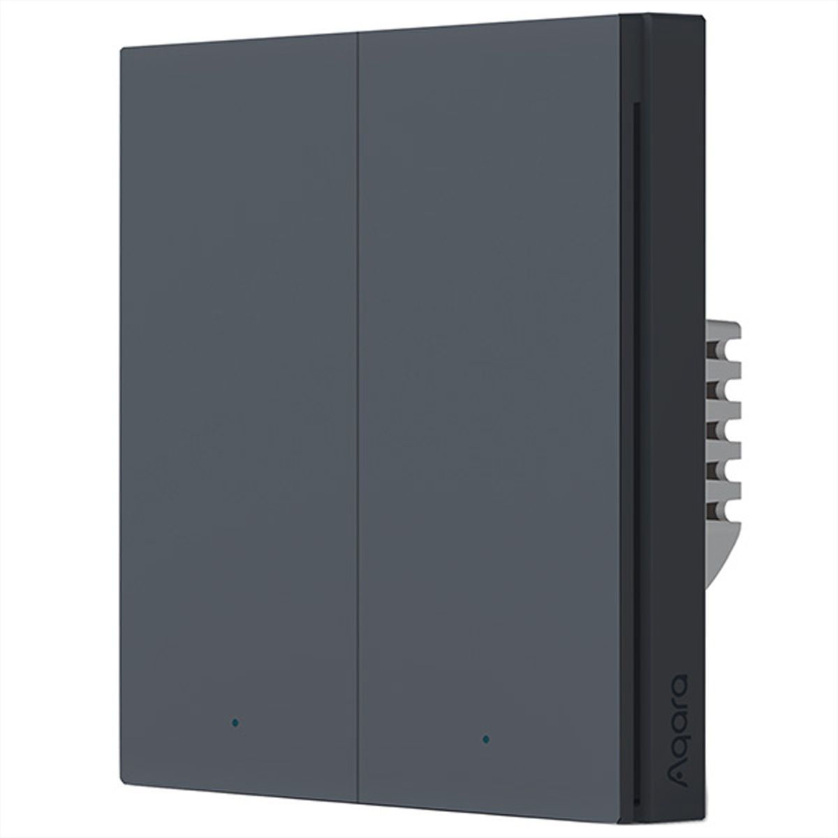 Aqara Wandschalter H1 ohne Neutralleiter, 2x Schalter, für 86mm Format
