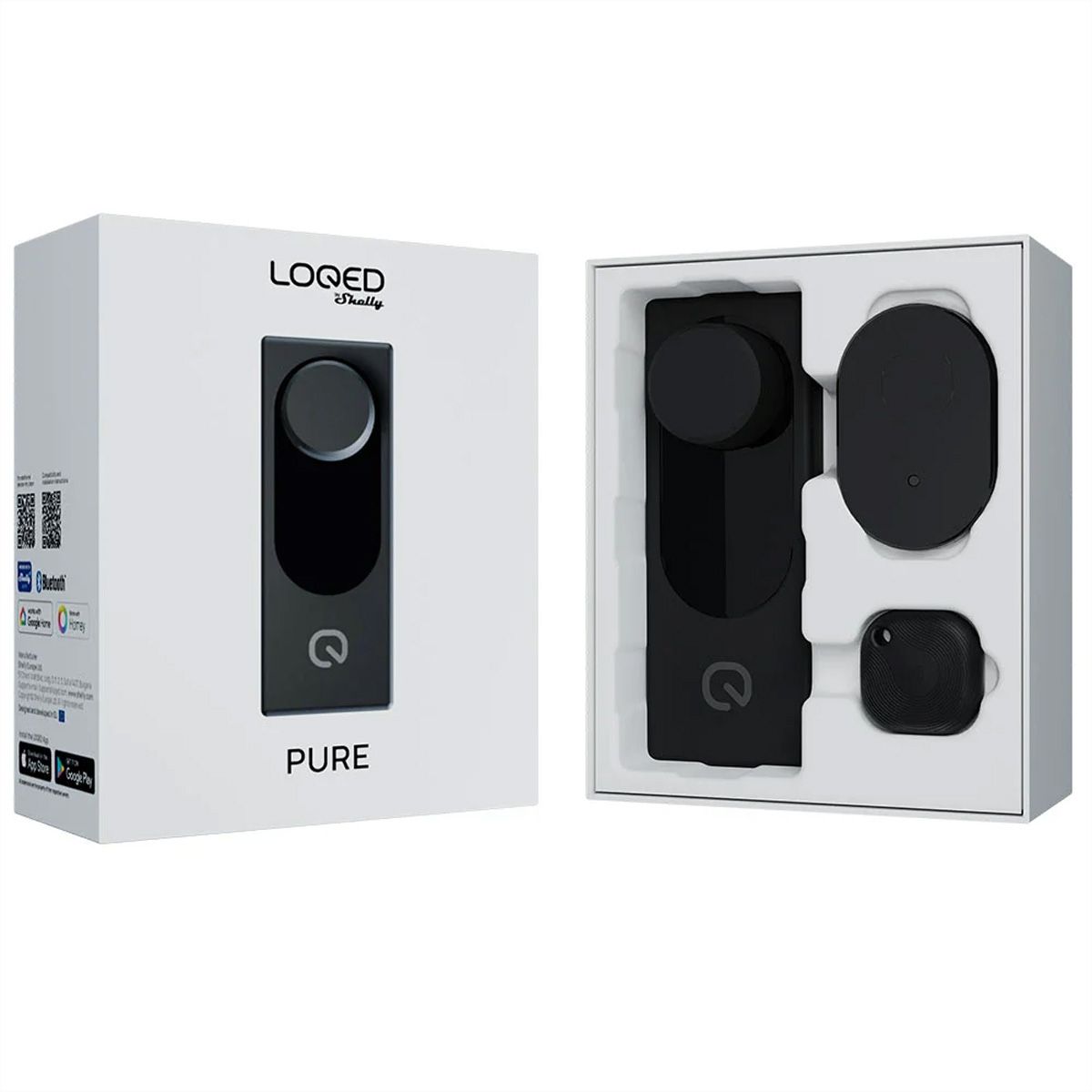 Shelly LOQED  serrure de porte, noir