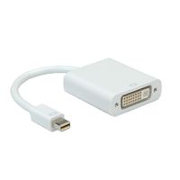 ROLINE Mini DisplayPort-DVI Adapter, Mini DP ST - DVI BU
