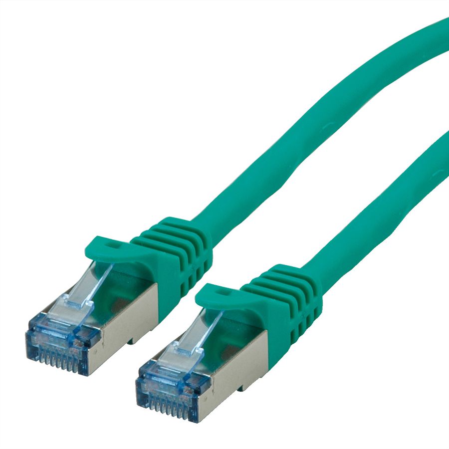 Cordon ROLINE S/FTP(PiMF) Cat.6A / 10 Gigabit, LSOH, Component Level, vert, 7,5 m