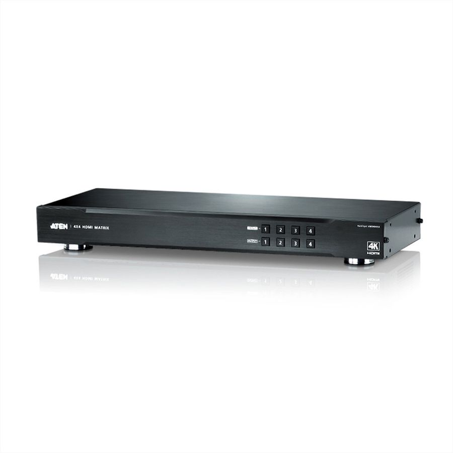 ATEN VM0404HA 4 x 4 4K HDMI Audio/Video Matrix Switch
