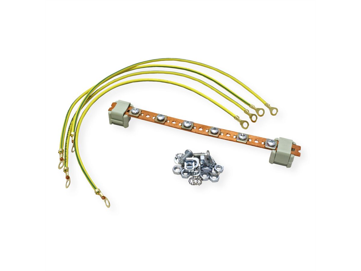 ROLINE Potential-Ausgleichsschiene, 220mm inkl Erdungskabel