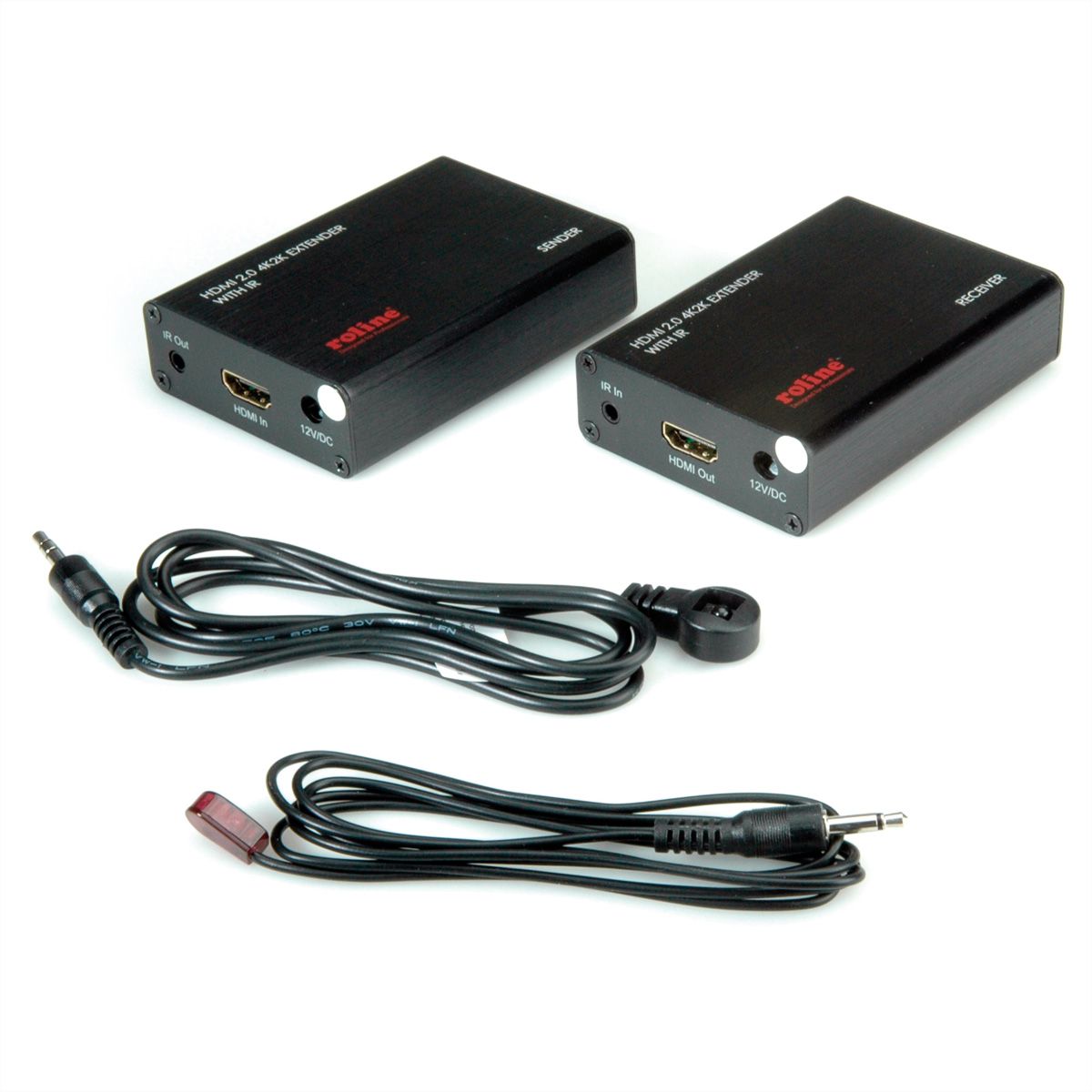 ROLINE HDMI A/V Extender über Kat.6A Kabel, 4K@60Hz, 30 m
