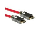 ROLINE Câble HDMI 8K (7680 x 4320) avec Ethernet, M/M, rouge, 3 m