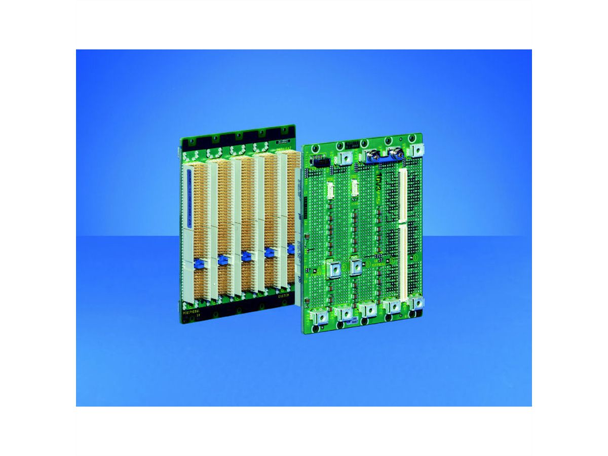 Carte-mère CPCI SCHROFF, Slot Right, 3 U, 5 slots, 64-Bit, 5 V VI/O