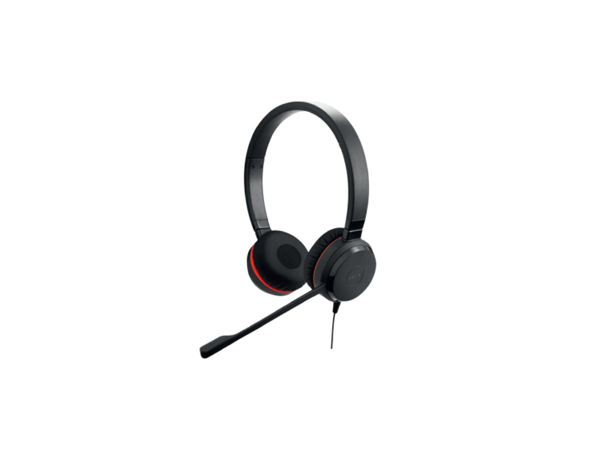 Jabra Evolve 20SE MS Stereo Binaural Bandeau Noir