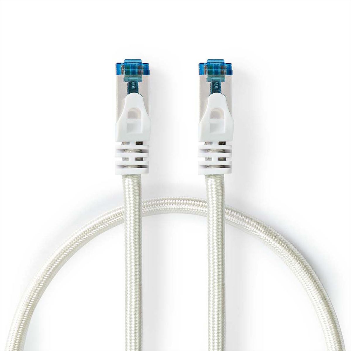 Nedis Patchkabel Cat.6A S/FTP, weiss, 2.0m