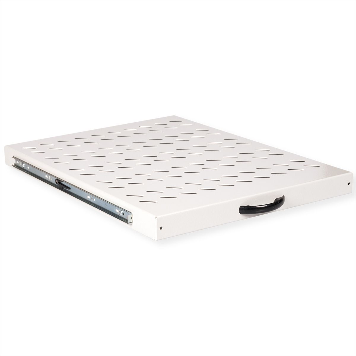 ROLINE 19-Zoll Fachboden 1 HE, ausziehbar 550 T 25 kg grau