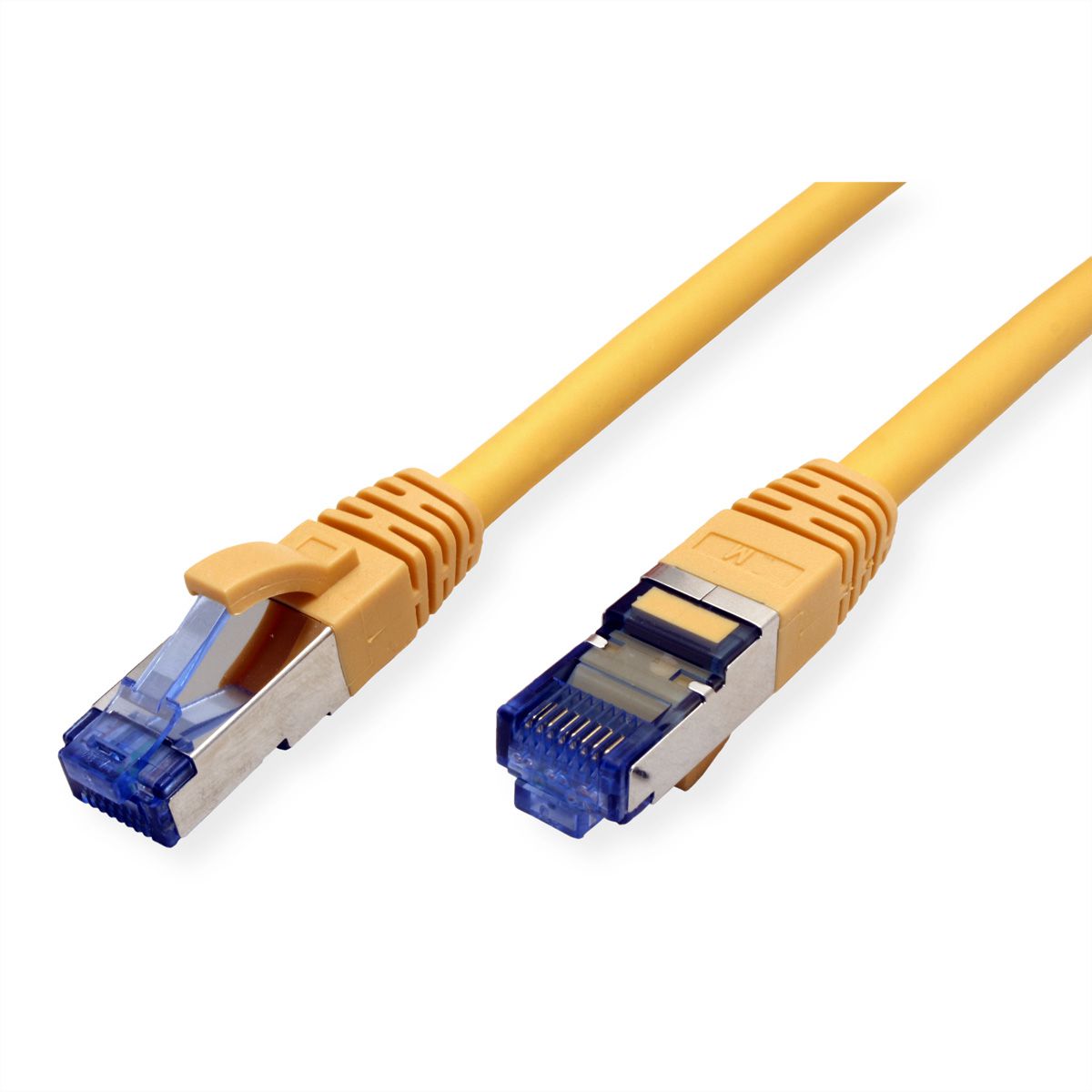 VALUE Patchkabel Cat.6A (Class EA) S/FTP (PiMF), LSOH, gelb, 0,15 m