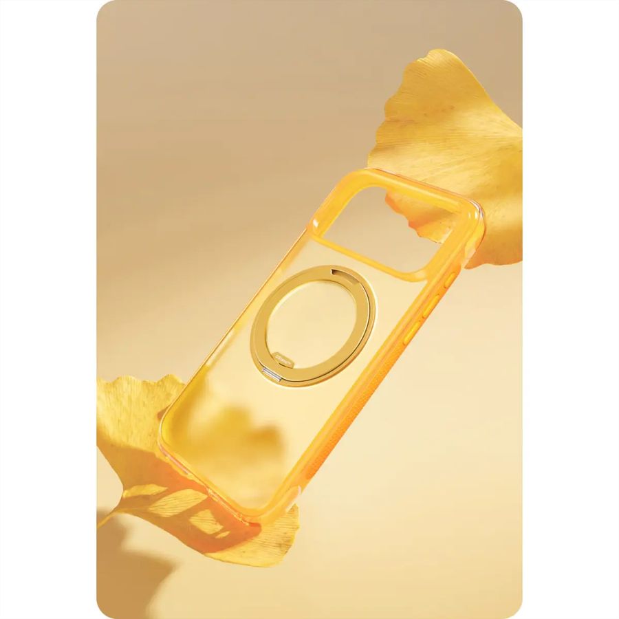 Torras Ostand O3 Air Case, iPhone 17 Pro Max, jaune