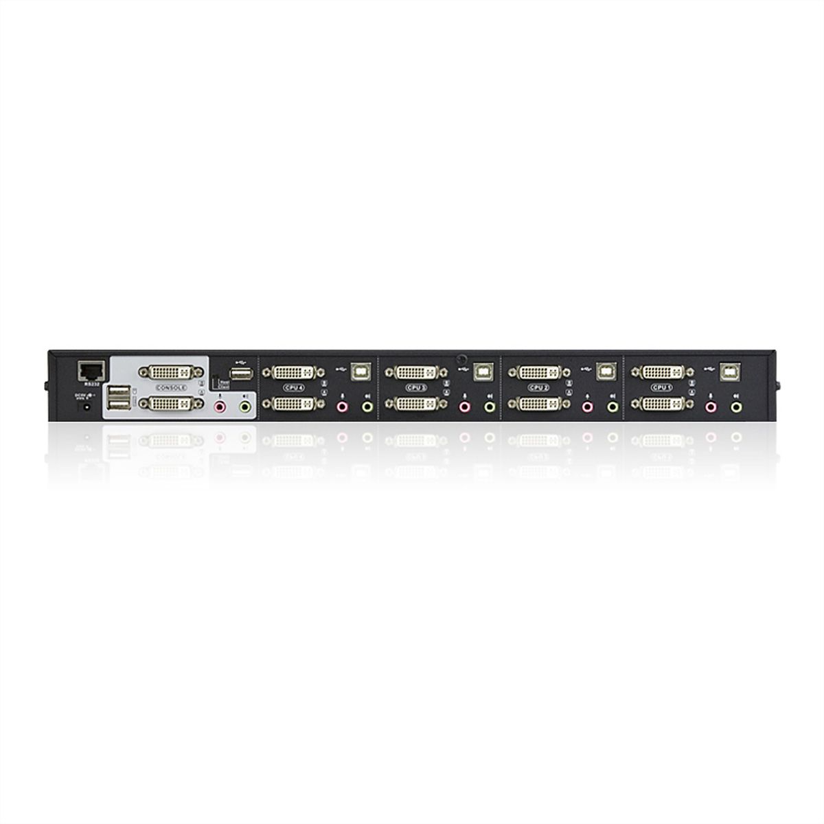 ATEN CS1644A Switch KVM Dual-View DVI, USB, Audio, USB-Hub, 4 ports