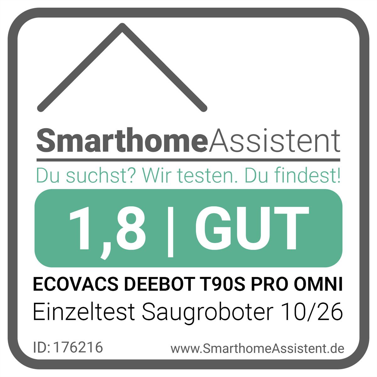 Ecovacs Saugroboter DEEBOT T90S PRO OMNI care kit, schwarz