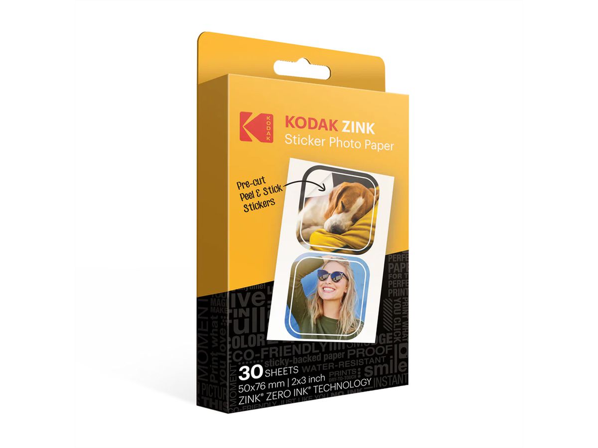 Agfa Zinc Paper Pack 30, 10 Photos 75 x 50mm