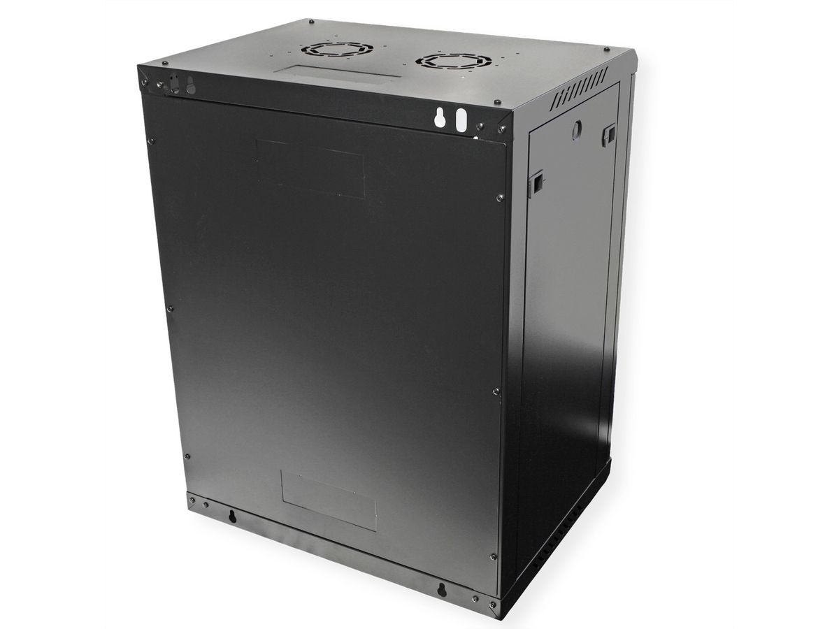 ROLINE 19-Zoll Wandgehäuse Basic Plus 15HE, 600x450 BxT schwarz