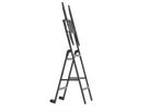 Hagor BrackIT-C-Stopper panneau de trottoir numérique mobile, noir