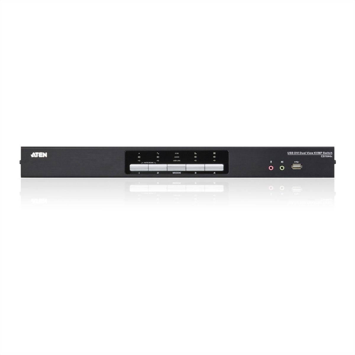 ATEN CS1644A Switch KVM Dual-View DVI, USB, Audio, USB-Hub, 4 ports