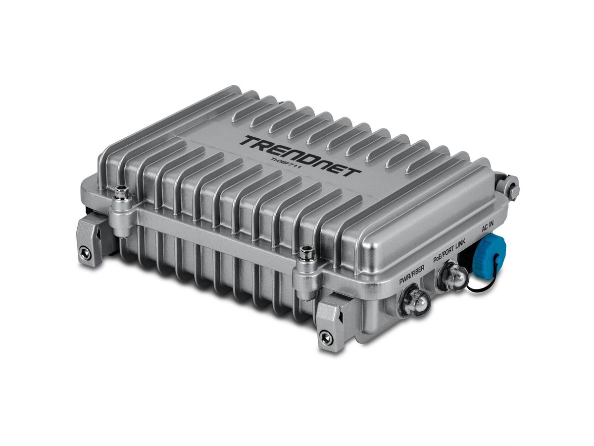 TRENDnet TI-OBF711 Medien Konverter Industrial Outdoor 10G SFP+ zu 10G PoE++