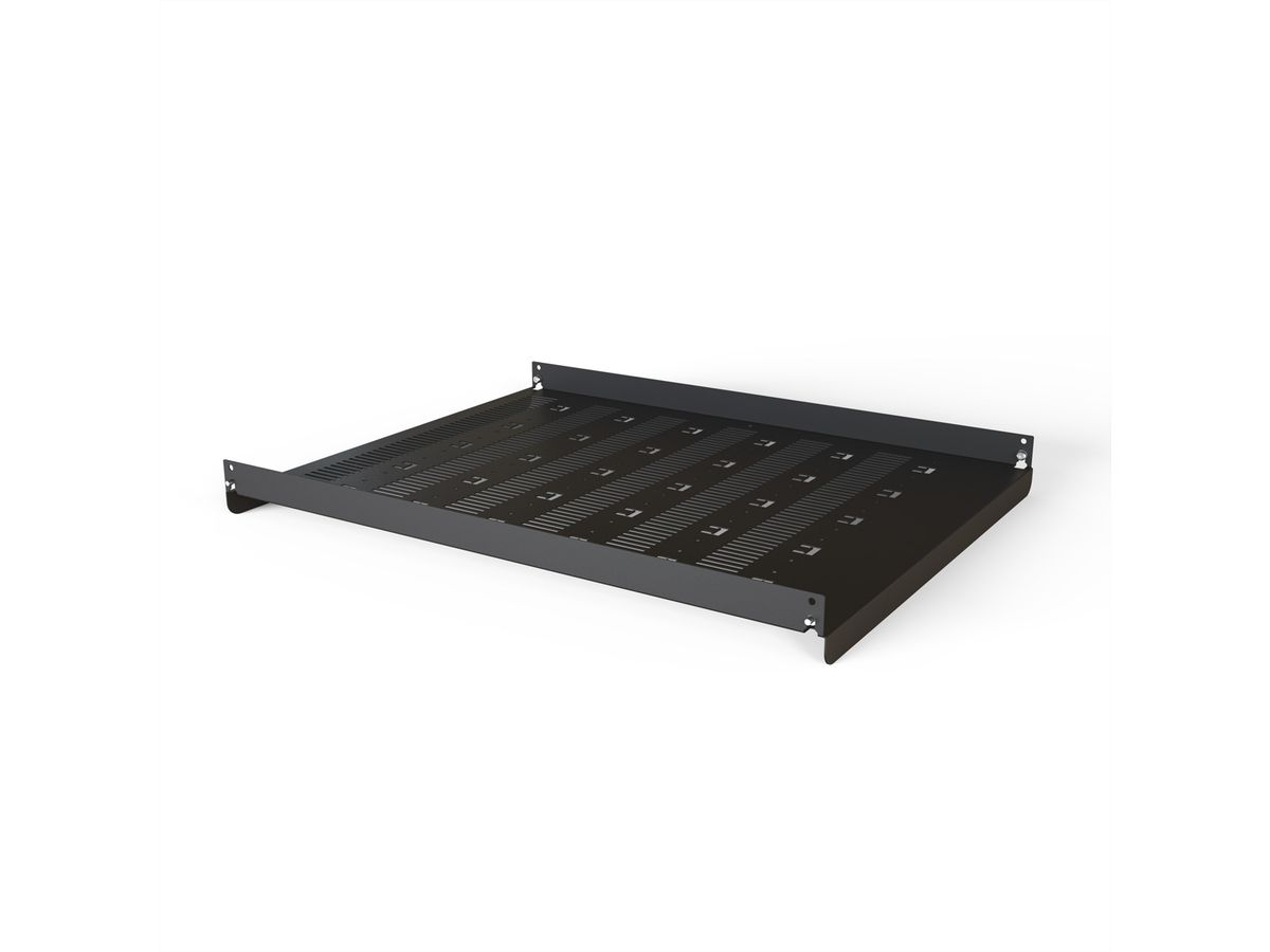 Étagère varistar SCHROFF, fixe, 75 kg, RAL 7021, 600W 800D